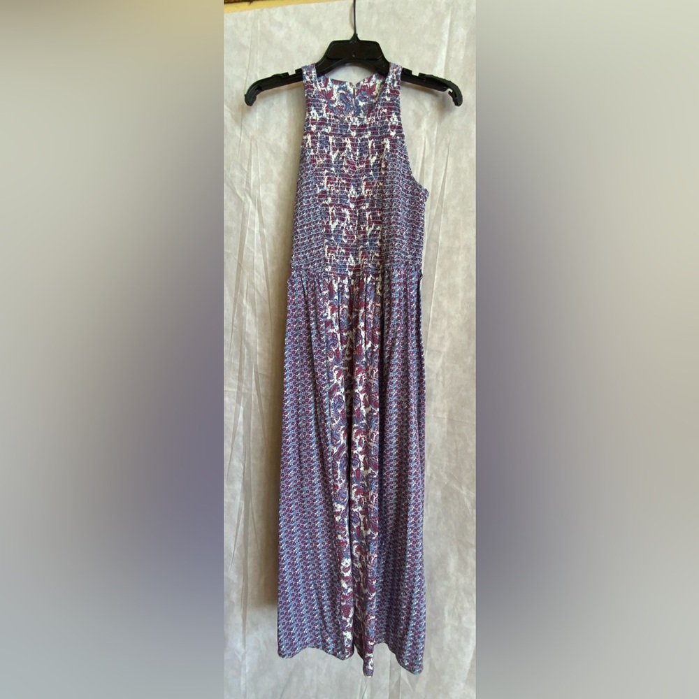 Sleeveless boho patterned Maxi Dress